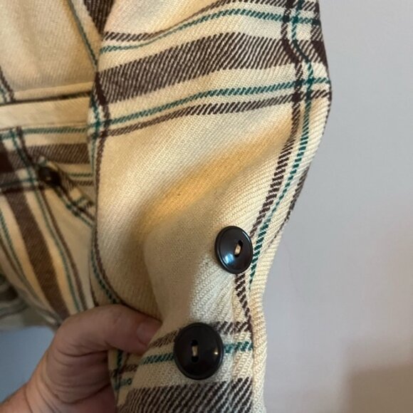 Vintage Woolrich full zip wool jacket awesome plaid lots of pockets M unisex - Picture 4 of 11